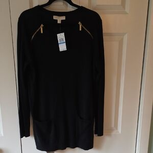 Michael Kors Sweater with Gold Zippers